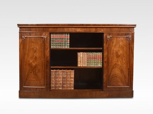 19th century rosewood bookcase - CATEGORY: ANTIQUE BOOKCASES - DATED 19TH CENTURY