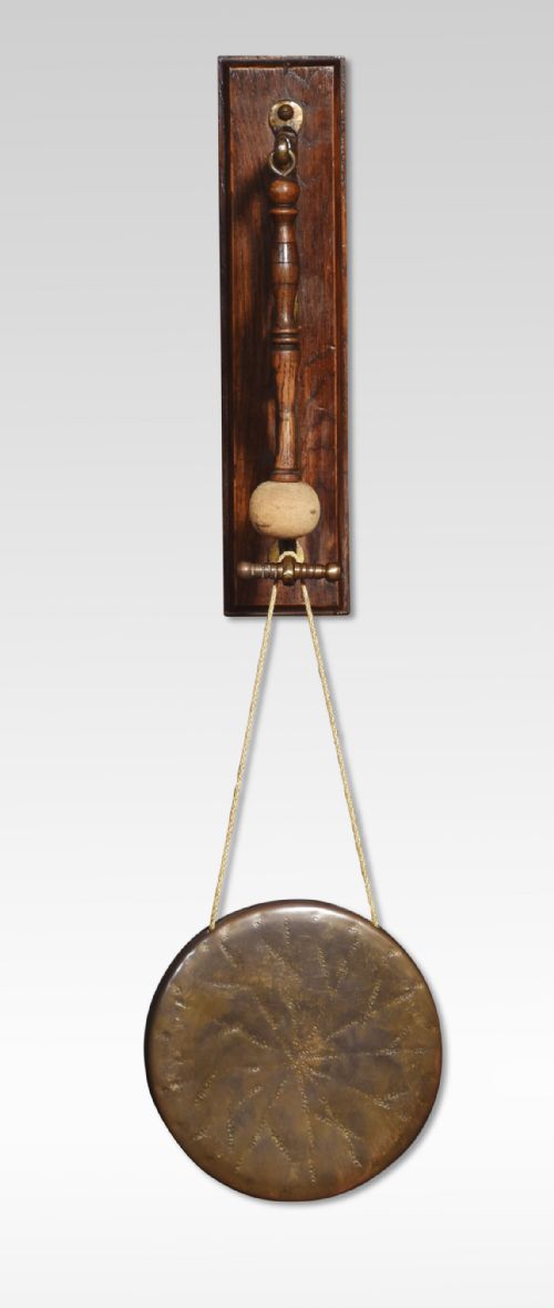 RARE 19TH CENTURY WALL HANGING GONG - ADDITIONAL PHOTO 1