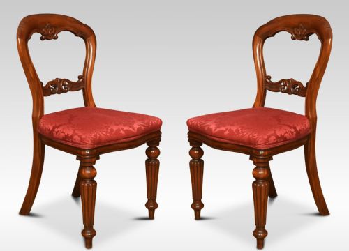 SET OF TEN MAHOGANY DINING CHAIRS - ADDITIONAL PHOTO 1