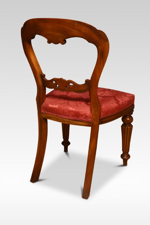 SET OF TEN MAHOGANY DINING CHAIRS - ADDITIONAL PHOTO 3