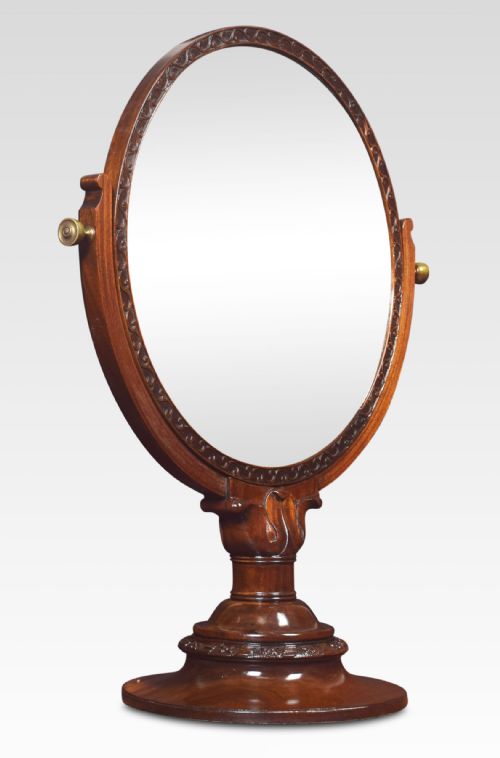 MAHOGANY DRESSING TABLE MIRROR - ADDITIONAL PHOTO 1