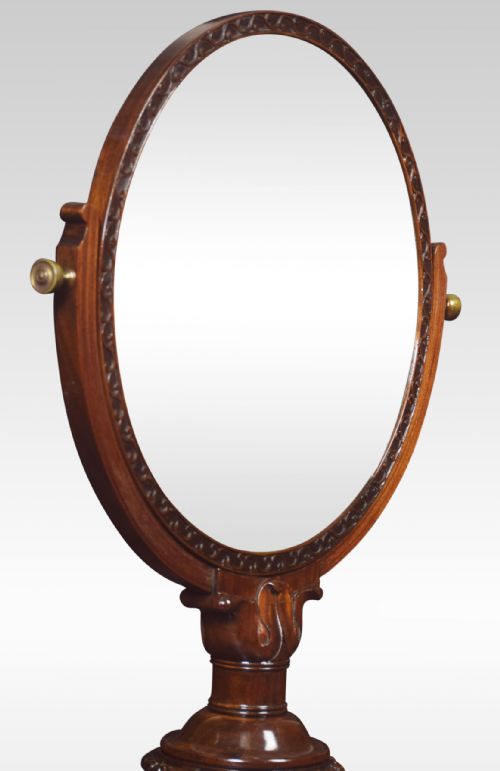 MAHOGANY DRESSING TABLE MIRROR - ADDITIONAL PHOTO 2
