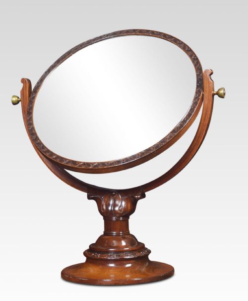 MAHOGANY DRESSING TABLE MIRROR - ADDITIONAL PHOTO 3
