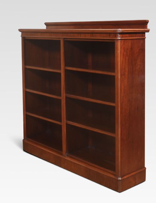 19TH CENTURY MAHOGANY OPEN BOOKCASE - ADDITIONAL PHOTO 6