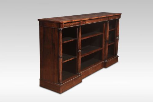 REGENCY ROSEWOOD OPEN BOOKCASE - ADDITIONAL PHOTO 2