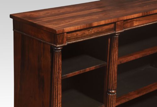 REGENCY ROSEWOOD OPEN BOOKCASE - ADDITIONAL PHOTO 6