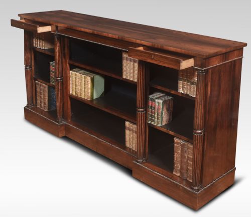 REGENCY ROSEWOOD OPEN BOOKCASE - ADDITIONAL PHOTO 9