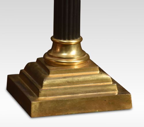 BRASS CORINTHIAN COLUMN TABLE LAMP - ADDITIONAL PHOTO 2