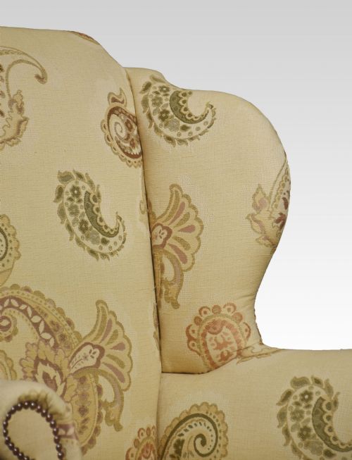 GEORGE II STYLE WING BACK ARMCHAIR - ADDITIONAL PHOTO 1