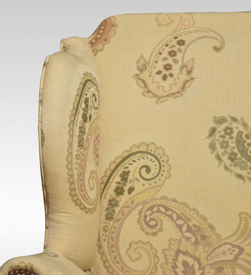 GEORGE II STYLE WING BACK ARMCHAIR - ADDITIONAL PHOTO 6