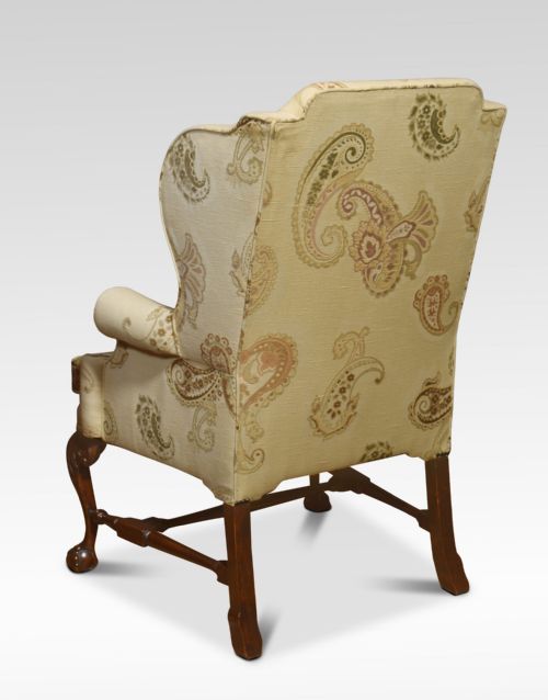 GEORGE II STYLE WING BACK ARMCHAIR - ADDITIONAL PHOTO 9