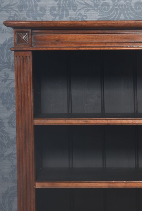 WALNUT OPEN BOOKCASE - ADDITIONAL PHOTO 7