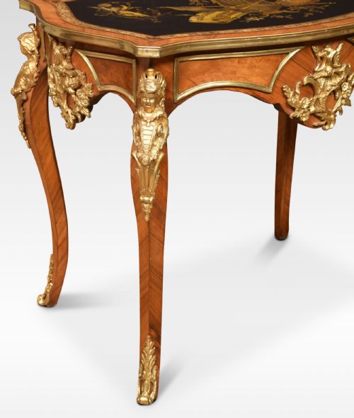 FRENCH WALNUT CENTRE TABLE - ADDITIONAL PHOTO 3