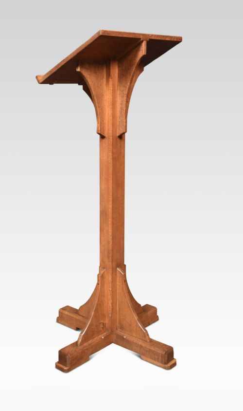 GOTHIC REVIVAL OAK LECTERN - ADDITIONAL PHOTO 7