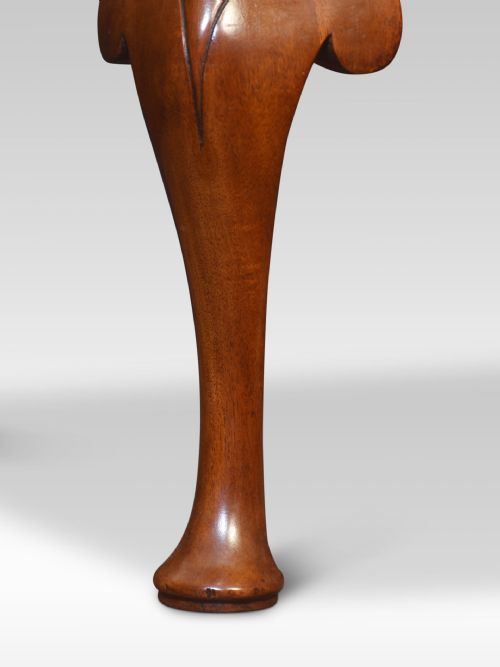 PAIR OF LEATHER UPHOLSTERED STOOLS - ADDITIONAL PHOTO 5