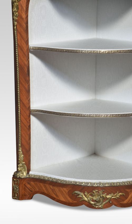 KINGWOOD ORMOLU MOUNTED CORNER CUPBOARD - ADDITIONAL PHOTO 2