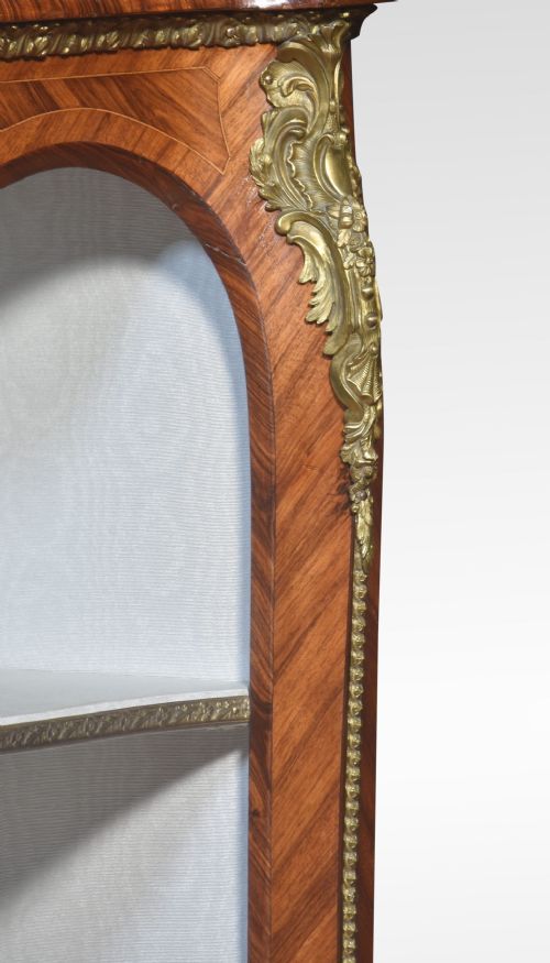 KINGWOOD ORMOLU MOUNTED CORNER CUPBOARD - ADDITIONAL PHOTO 6