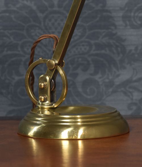 BANKERS BRASS DESK LAMP - ADDITIONAL PHOTO 2