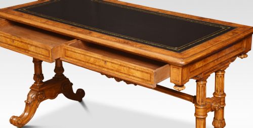 WALNUT WRITING DESK IN THE MANNER OF GILLOWS - ADDITIONAL PHOTO 5
