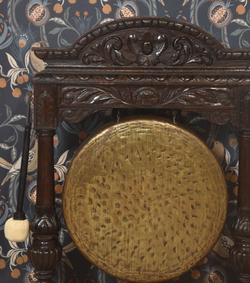 LATE 19TH CENTURY OAK DINNER GONG - ADDITIONAL PHOTO 3
