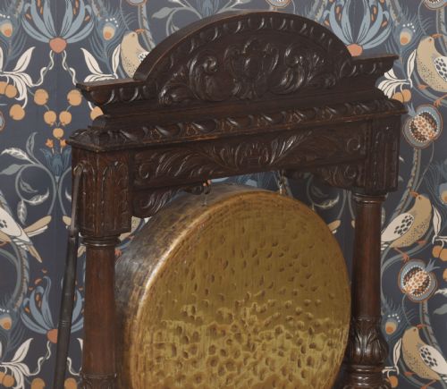 LATE 19TH CENTURY OAK DINNER GONG - ADDITIONAL PHOTO 6
