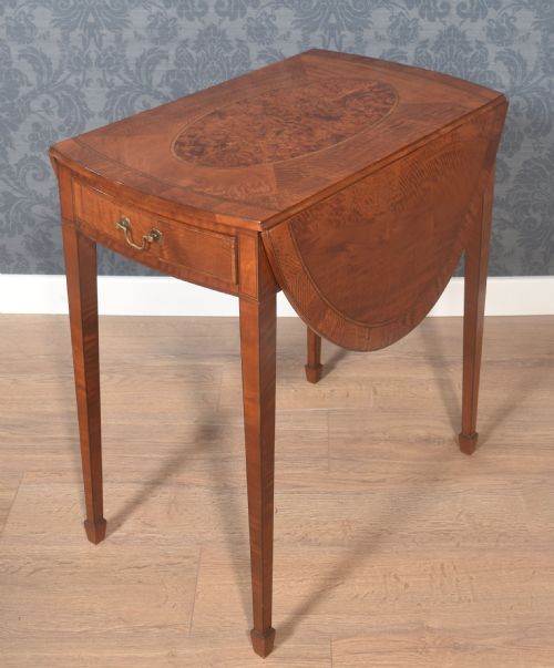 GEORGE III STYLE SATINWOOD PEMBROKE TABLE - ADDITIONAL PHOTO 3