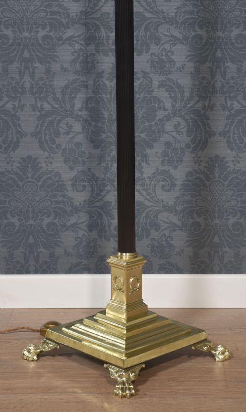 BRASS STANDARD LAMP - ADDITIONAL PHOTO 1