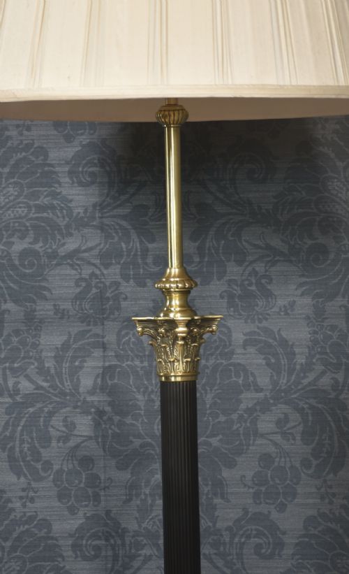 BRASS STANDARD LAMP - ADDITIONAL PHOTO 4