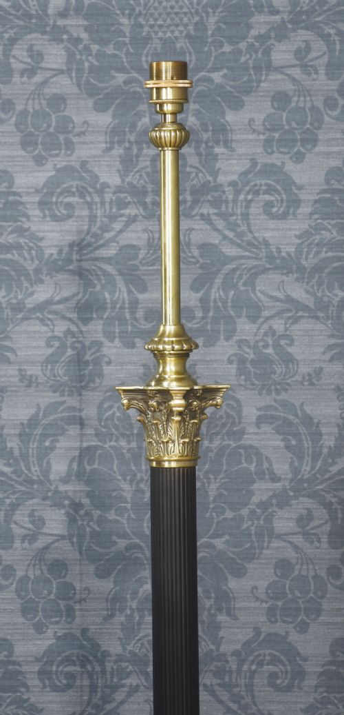 BRASS STANDARD LAMP - ADDITIONAL PHOTO 5