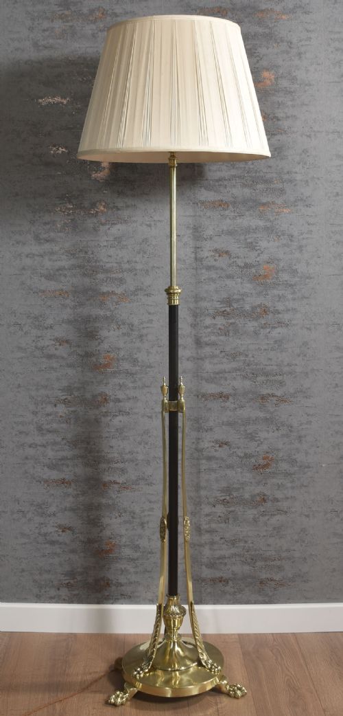 BRASS STANDARD LAMP - ADDITIONAL PHOTO 7