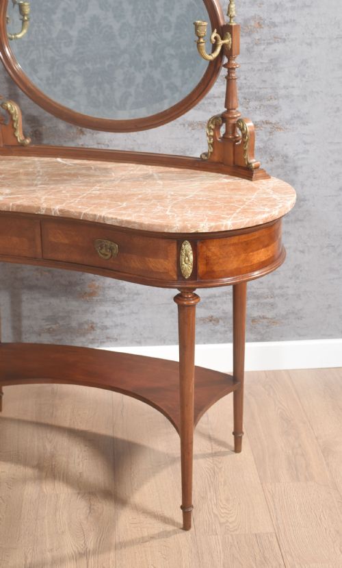 FRENCH GILT METAL MOUNTED DRESSING TABLE - ADDITIONAL PHOTO 2