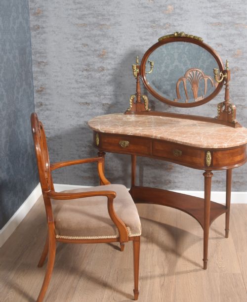 FRENCH GILT METAL MOUNTED DRESSING TABLE - ADDITIONAL PHOTO 5