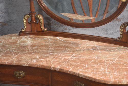 FRENCH GILT METAL MOUNTED DRESSING TABLE - ADDITIONAL PHOTO 6