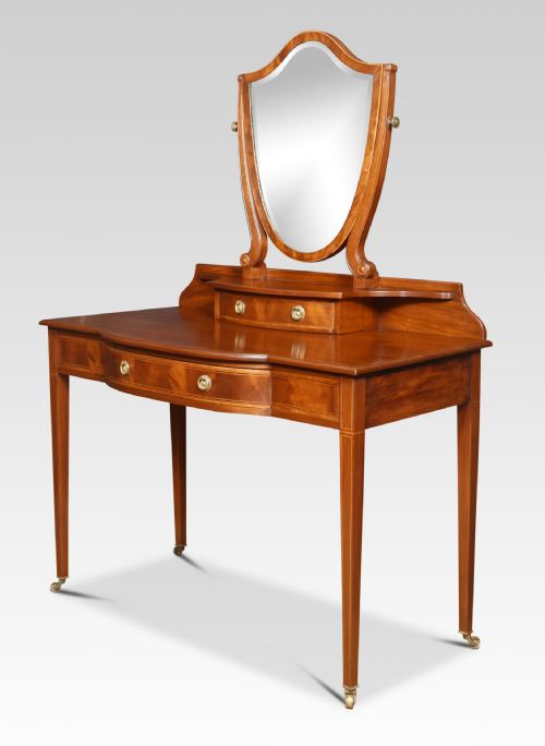 MAHOGANY INLAID DRESSING TABLE - ADDITIONAL PHOTO 1