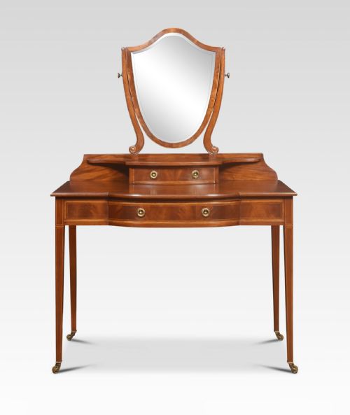 MAHOGANY INLAID DRESSING TABLE - ADDITIONAL PHOTO 6