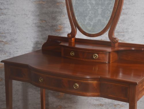 MAHOGANY INLAID DRESSING TABLE - ADDITIONAL PHOTO 8