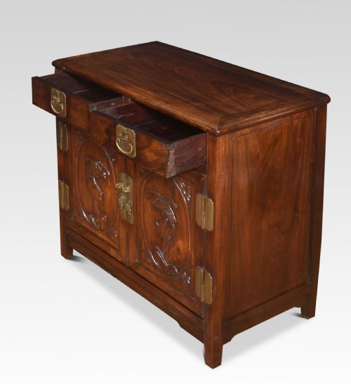 CHINESE CARVED CUPBOARD - ADDITIONAL PHOTO 4