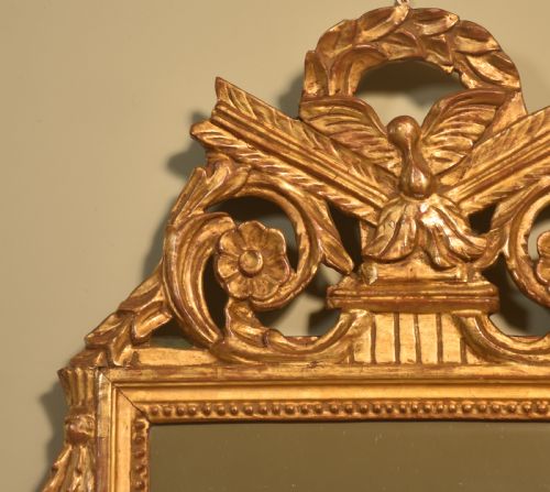 18TH CENTURY STYLE GILT FRAMED WALL MIRROR - ADDITIONAL PHOTO 1