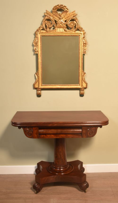 18TH CENTURY STYLE GILT FRAMED WALL MIRROR - ADDITIONAL PHOTO 2