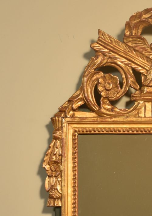 18TH CENTURY STYLE GILT FRAMED WALL MIRROR - ADDITIONAL PHOTO 3