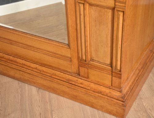 GILLOWS OF LANCASTER MARQUETRY INLAID OAK WARDROBE - ADDITIONAL PHOTO 7