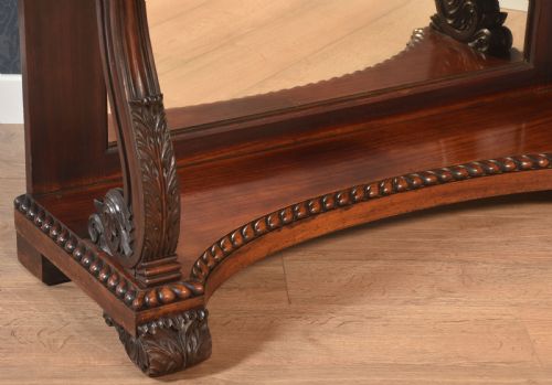 19TH CENTURY MARBLE TOP CONSOLE TABLE - ADDITIONAL PHOTO 2