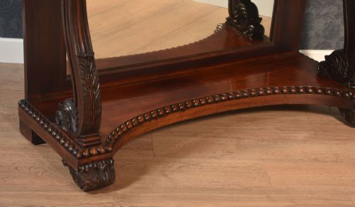 19TH CENTURY MARBLE TOP CONSOLE TABLE - ADDITIONAL PHOTO 6