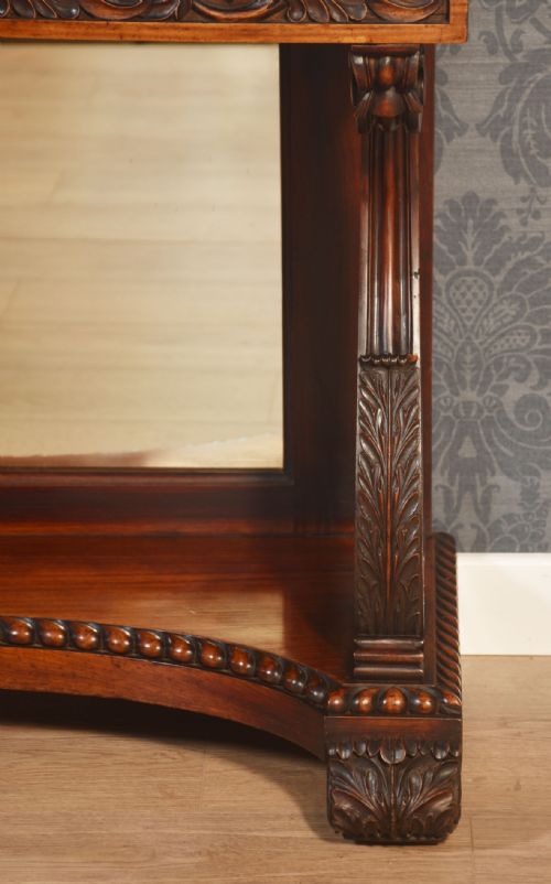 19TH CENTURY MARBLE TOP CONSOLE TABLE - ADDITIONAL PHOTO 9