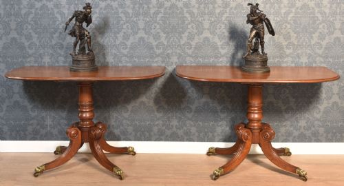 PAIR OF REGENCY HALL TABLES - ADDITIONAL PHOTO 1