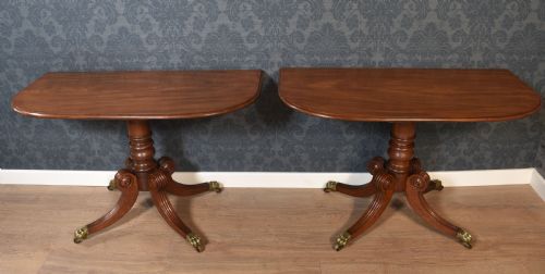 PAIR OF REGENCY HALL TABLES - ADDITIONAL PHOTO 4