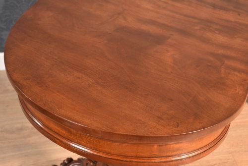 MAHOGANY KIDNEY SHAPED DRESSING TABLE - ADDITIONAL PHOTO 5
