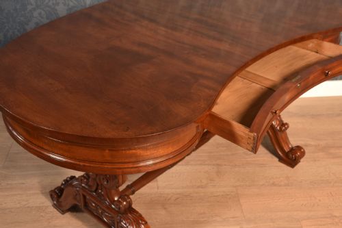 MAHOGANY KIDNEY SHAPED DRESSING TABLE - ADDITIONAL PHOTO 11