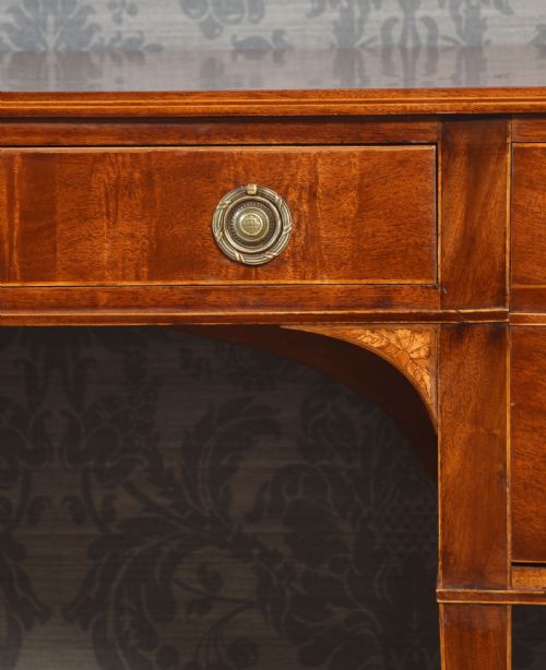 PAIR OF MAHOGANY CONCAVED SIDEBOARDS - ADDITIONAL PHOTO 5