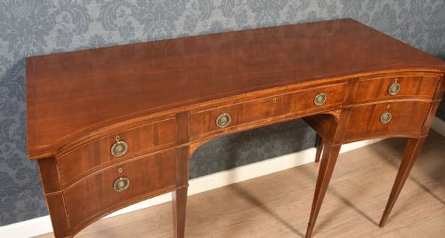 PAIR OF MAHOGANY CONCAVED SIDEBOARDS - ADDITIONAL PHOTO 13